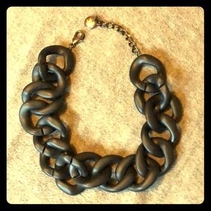 Chunky black necklace